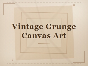 Vintage Grunge Canvas Art | Bold Aesthetic Wall Decor